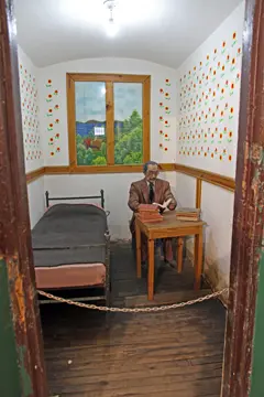 Ushuaia, Museo del Presidio, Zelle des politischen Häftlings Ricardo Rojas