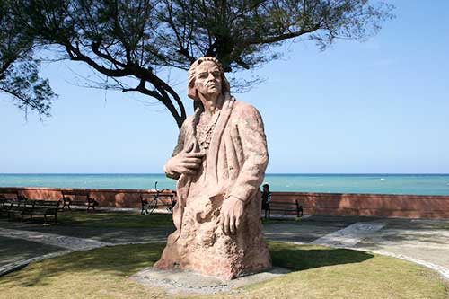 Baracao, Statue Christoph Columbus