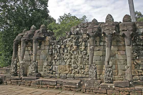 Angkor Thom, Elefanten-Terrasse