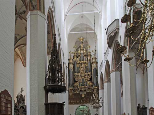 Stralsund Marienkirche Stellwagen-Orgel