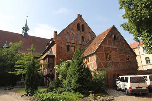 Wismar Heiligen-Geist-Hospital das lange Haus Hof