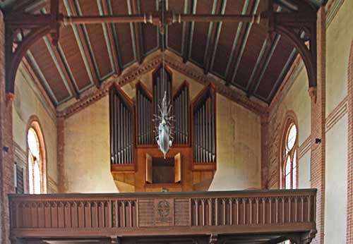 Wustrow Kirche Orgel