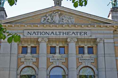 Oslo, Nationaltheater Fassade