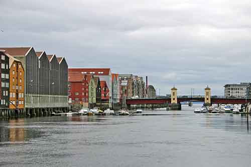 Trondheim Nidelva Speicherhäuser