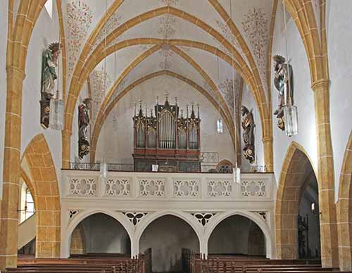 Altenmarkt, Pfarrkirche innen, Jubiläums-Orgel