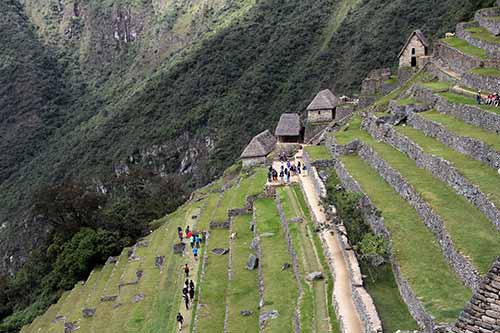 Machu Picchu, Landsitz