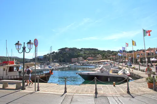 Elba, Porto Azzurro, Hafen