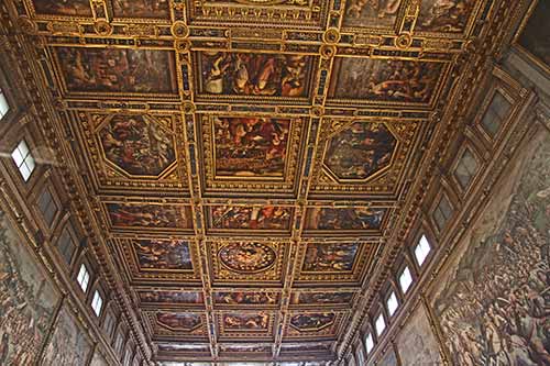Palazzo Vecchio, Saal der Fünfhundert, Decke