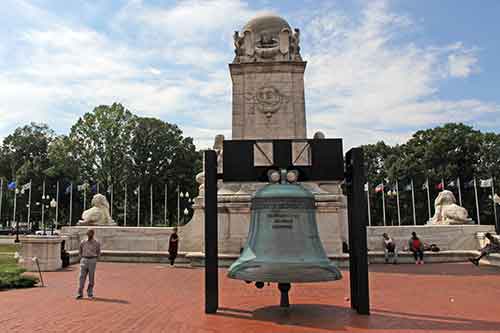 Washington, DC, Union Station, Replik der Philadelphia Liberty Bell