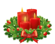 Quelle: https://www.123gif.de/ Adventkranz 3 Kerzen brennen