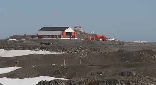 Südshetlandinseln, King George Island, Flughafen