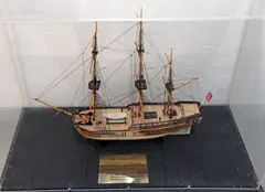 Ushuaia, Museo Maritimo, Modell der H.M.S. Resolution