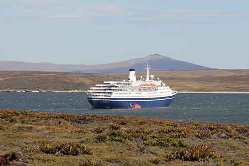 Falkland-Inseln, Stanley-Umgebung, MS Marco Polo