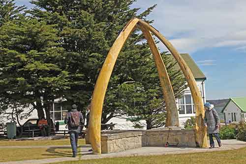 Falkland-Inseln, Stanley, Whalebone Arch
