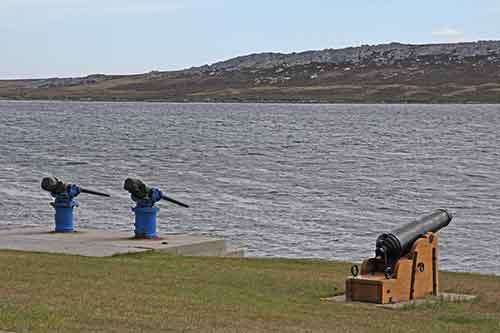 Falkland-Inseln, Stanley, Kanonen