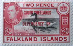 Briefmarke der britischen Post, 1944