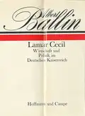 Lamar CECIL: Albert Ballin. Lamar CECIL: Albert Ballin.