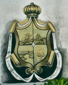 Baracoa, Wappen der Königin María Crístina von Bourbon