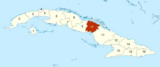 Lage von Ciego de Ávila in Cuba