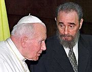 Papst Johannes Paul II. Fidel Castro