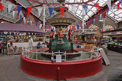 St. Helier, Central Market, Brunnen