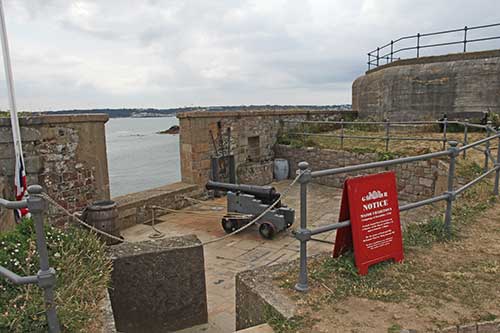 St Helier, Elizabeth Castle, Kanone