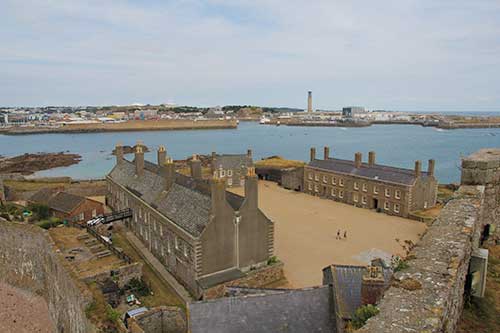 St Helier, Elizabeth Castle, Paradeplatz