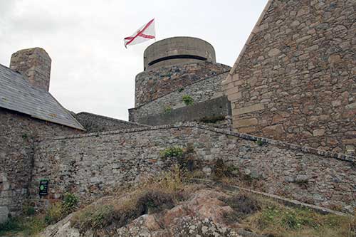 St Helier, Elizabeth Castle, deutscher Beobachtungsturm