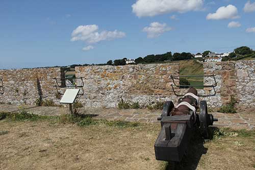 St Martin, Mont Orgueil Castle, Grand Battery