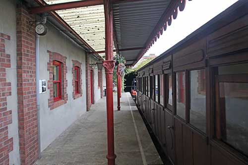 Trinity, Pallot Steam, Motor & General Museum, viktorianische Eisenbahnstation