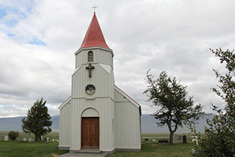 Glaumbær, Kirche