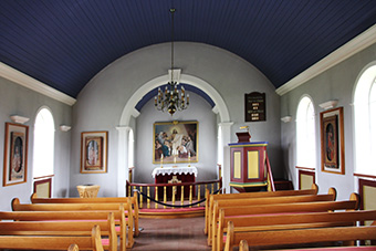 Glaumbær, Kirche-Innenraum