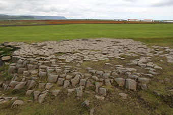 Kirkjubæjarklaustur, Kirchenfußboden