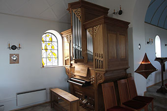 Vik í Mýrdal, Kirche, Orgel