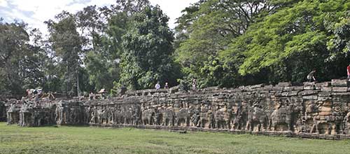 Angkor Thom, Elefanten-Terrasse