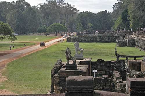 Angkor Thom, Elefanten-Terrasse