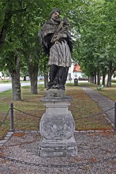 Marchfeld, Marchegg, Statue hl. Johannes Nepomuk