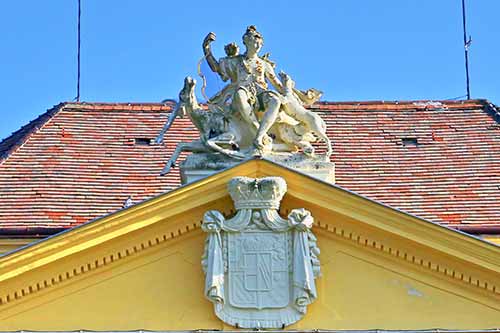 Schloss Eckartsau, römische Jagdgöttin Diana