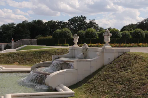 Schloss Hof, Übergang Terrasse 6/7, kleine Kaskade