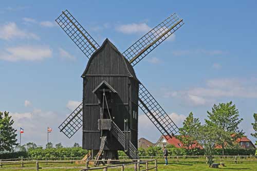 Ribnitz-Damgarten, Freilichtmuseum Klockenhagen, Bockwindmühle Groß Ernsthof