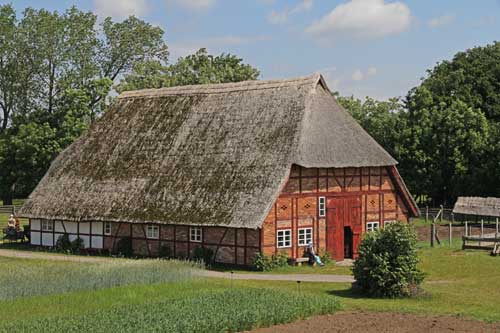 Ribnitz-Damgarten, Freilichtmuseum Klockenhagen, Bauernhaus Selmsdorf