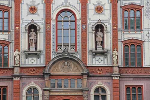 Rostock, Universität Hauptgebäude Portal