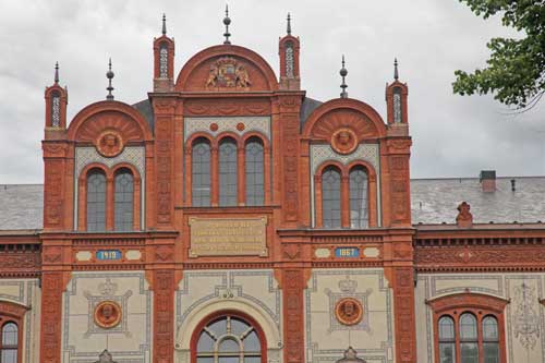 Rostock, Universität Hauptgebäude Portal