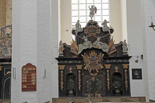 Stralsund Marienkirche Begräbniskapelle Lilljenstedt