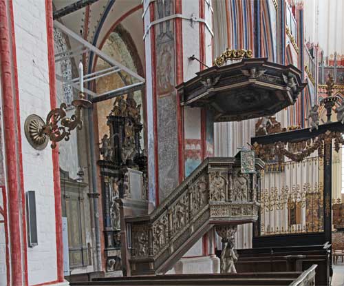 Stralsund Nikolaikirche Kanzel