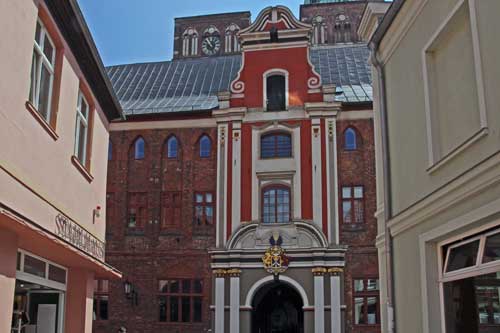 Stralsund Rathaus Barockportal