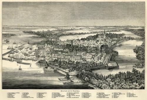 Stralsund um  1851