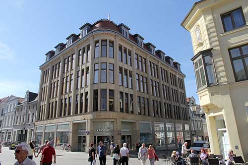 Wismar, Lübsche Straße/Krämerstraße, Karstadt