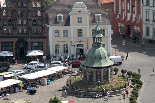 Wismar, Marktplatz, Wasserkunst