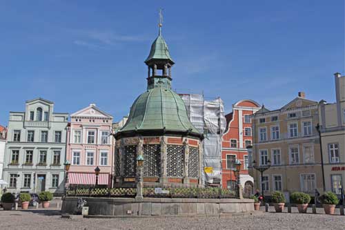 Wismar, Marktplatz, Wasserkunst